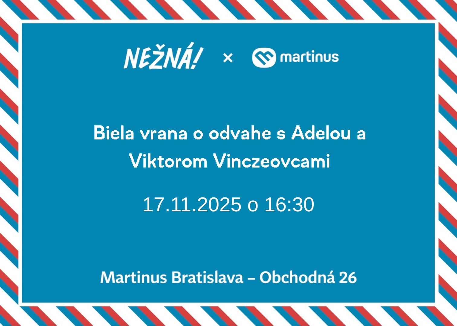 Biela vrana o odvahe s Adelou a Viktorom Vinczeovcami